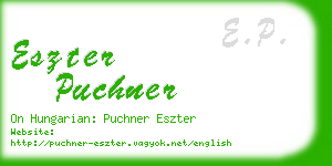 eszter puchner business card